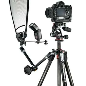 Manfrotto 055 3-Section Carbon Fiber Tripod with Horizontal Column
