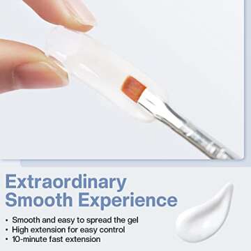 Modelones White Poly Nail Gel for Elegant Nail Art