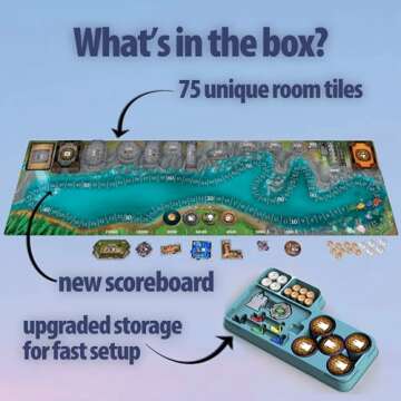 Castles of Mad King Ludwig 2nd Edition - Beautiful Award-Winning Family Strategy Board Game for Families, Adults, Kids - from The Creators of One Night Ultimate Werewolf - Build Neuschwanstein Castle