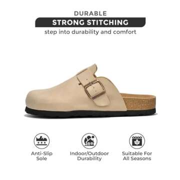 Project Cloud Women’s Suede Clogs - Comfort & Style Together