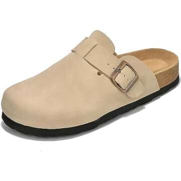 Project Cloud Women’s Suede Clogs - Comfort & Style Together