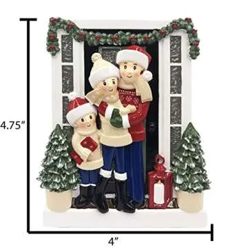 Personalized Family Christmas Ornament for Holiday Cheer