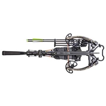 BearX Intense Ready to Shoot Crossbow Package with Scope, Quiver, Bolts, Cocking Rope, and Wax, Strata Finish, One Size (AC03A2AA185), 1 Count