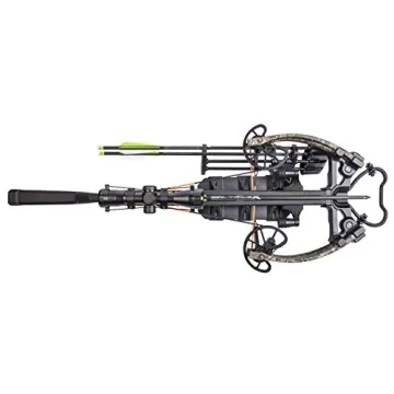 BearX Intense Ready to Shoot Crossbow Package with Scope, Quiver, Bolts, Cocking Rope, and Wax, Strata Finish, One Size (AC03A2AA185), 1 Count