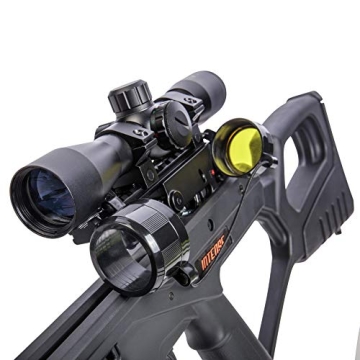 BearX Intense Ready to Shoot Crossbow Package with Scope, Quiver, Bolts, Cocking Rope, and Wax, Strata Finish, One Size (AC03A2AA185), 1 Count