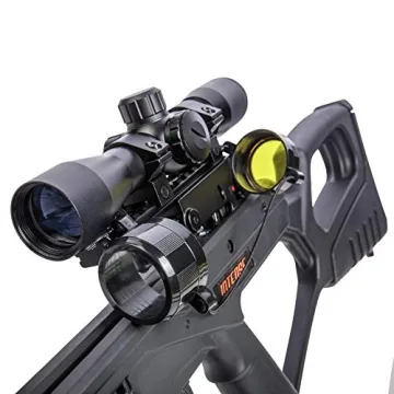 BearX Intense Ready to Shoot Crossbow Package with Scope, Quiver, Bolts, Cocking Rope, and Wax, Strata Finish, One Size (AC03A2AA185), 1 Count