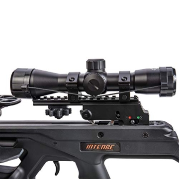 BearX Intense Ready to Shoot Crossbow Package with Scope, Quiver, Bolts, Cocking Rope, and Wax, Strata Finish, One Size (AC03A2AA185), 1 Count