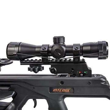 BearX Intense Ready to Shoot Crossbow Package with Scope, Quiver, Bolts, Cocking Rope, and Wax, Strata Finish, One Size (AC03A2AA185), 1 Count
