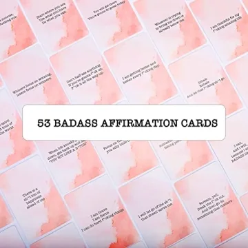 shoprotik Badass Affirmation Cards - Daily Motivational and Inspirational Cards for Women