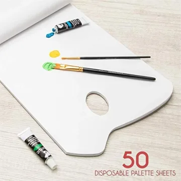 Zenacolor Paper Palette Pad for Easy Clean-Up
