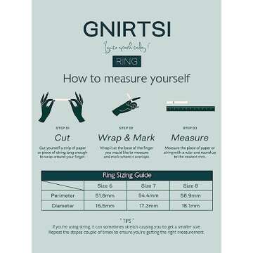 GNIRTSI Gold Ribbed Ring for Women Diamond Cubic Zirconia 14K Gold Plated Minimalist Stack Split Shank Thin Band Open Finger Jewelry Size 6