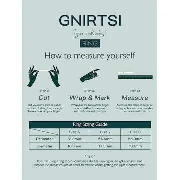 GNIRTSI Gold Ribbed Ring for Women Diamond Cubic Zirconia 14K Gold Plated Minimalist Stack Split Shank Thin Band Open Finger Jewelry Size 6