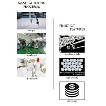 CARCHILE Bling Rhinestone Crystal Phone Stand, Adjustable Cell Phone Stand, Phone Holder for Desk, Desktop Holder, Cradle Compatible with iPhone Samsung Smartphones SL (White)