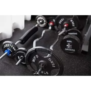 Hacuba 1 Inch Barbell Clamps for Secure Workouts