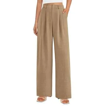 Buy PRETTYGARDEN Women's High Waisted Summer Work Pants