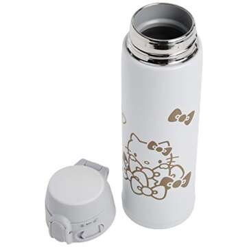Zojirushi SM-TA48KTWA Stainless Steel Vacuum Insulated Mug, 16-Ounce, Hello Kitty White