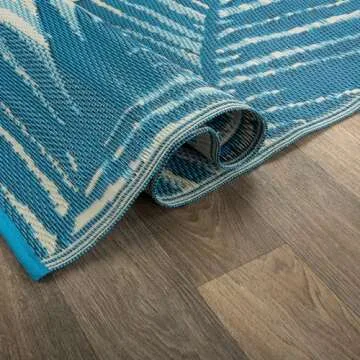 Rugshop Tropical Floral Outdoor Rug - Waterproof & Stylish