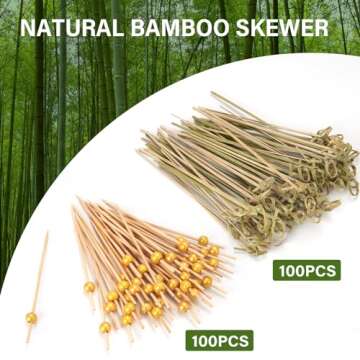 EWVVSS 60pcs Individual Disposable Charcuterie Cups with Sticks,60 Portable Bags,200pcs Cocktail Skewers,14oz Brown Paper Appetizer Cups for French Fry, Party Supplies