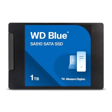 Western Digital 1TB WD Blue SA510 SATA Internal Solid State Drive SSD - SATA III 6 Gb/s, 2.5"/7mm, U...