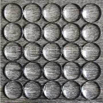 CleverDelights 12mm Round Glass Cabochons - 100 Pack