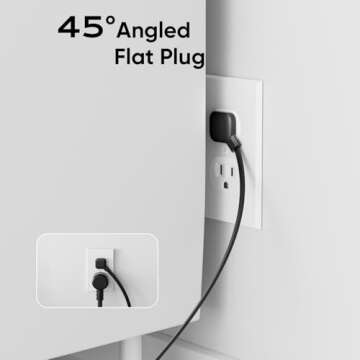 Desk Clamp Power Strip with USB and AC Outlets