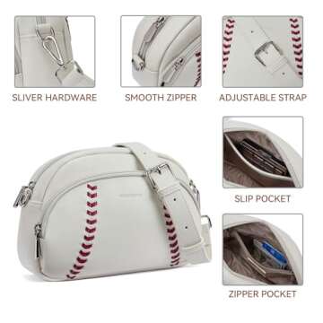 Unique BOSTANTEN Crossbody Purse for Women with Adjustable Strap