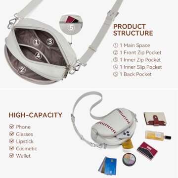 Unique BOSTANTEN Crossbody Purse for Women with Adjustable Strap