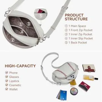 Unique BOSTANTEN Crossbody Purse for Women with Adjustable Strap