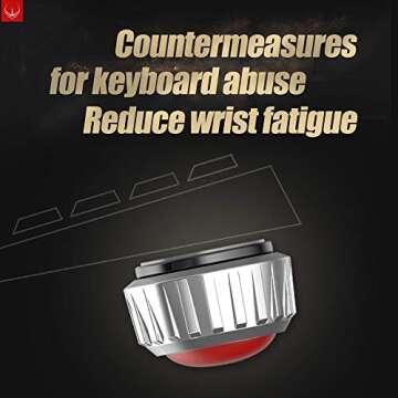 HOTLINEGAMES H2 Keyboard Stand Ergonomic Keyboard Riser Laptop Stand Notebook Stand Keyboard Holder Laptop Cooler Laptop Cooling pad (Pink)