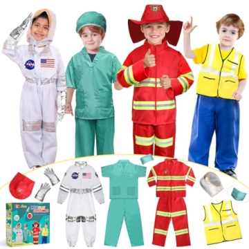 LOYO Kids Dress Up Clothes Set for Ages 3-8