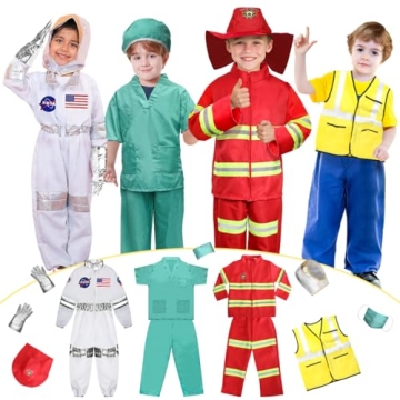 LOYO Kids Dress Up Clothes Set for Ages 3-8