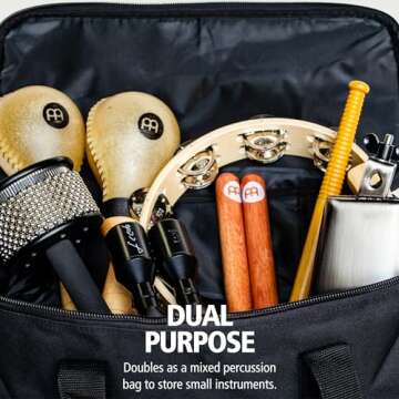 Meinl Gig Bongo Drum Bag - Heavy-Duty Protection for Musicians