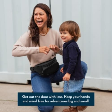 Kibou Vegan Fanny Pack Diaper Bag for Stylish Parents