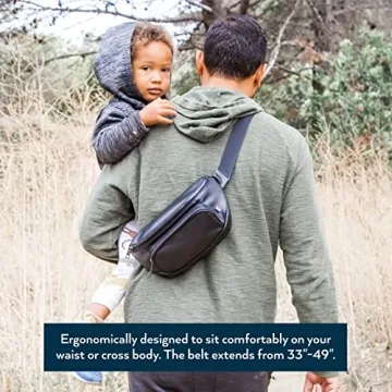 Kibou Vegan Fanny Pack Diaper Bag for Stylish Parents