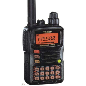 Durable Yaesu VX-6R Tri-Band Transceiver for All