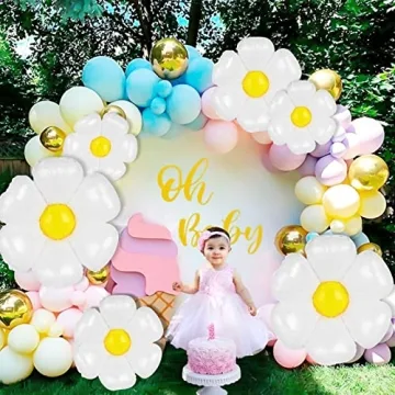 Vibrant Palksky Daisy Balloons for All Occasions Decorations