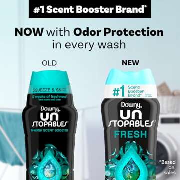Downy Unstopable In-Wash Scent Booster Beads, FRESH, 13.4 oz