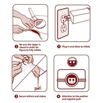 9FT Christmas Giant Inflatable LED Decorations for Holiday Cheer