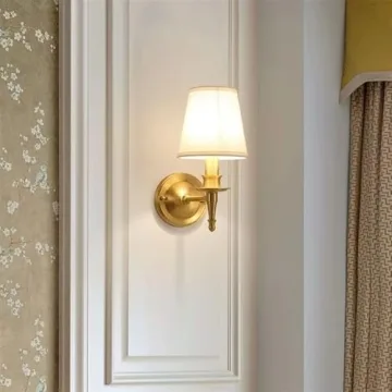 KEFA Brass Wall Sconces - Wireless Rechargeable Lighting