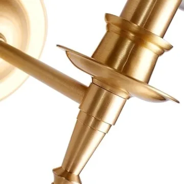 KEFA Brass Wall Sconces - Wireless Rechargeable Lighting