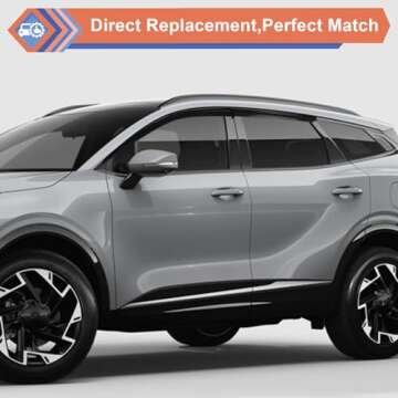 ZONFANT Window Rain Guards, Side Window Deflectors, Sun Visor Rain Vent Window Guards (4 Pcs) Compatible with KIA Vehicle 2023 2024 2025 Sportage