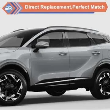 ZONFANT Window Rain Guards, Side Window Deflectors, Sun Visor Rain Vent Window Guards (4 Pcs) Compatible with KIA Vehicle 2023 2024 2025 Sportage