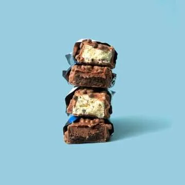 BAREBELLS Protein Bars Variety Pack - 16 Count, 1.9oz Bars - Protein Snacks with 20g of High Protein - Chocolate Protein Bar with 1g of Total Sugars