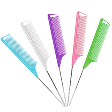 Rat Tail Metal Teasing Combs for Professionals and Enthusiasts