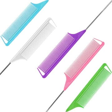 Rat Tail Metal Teasing Combs for Professionals and Enthusiasts