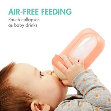Boon Nursh Silicone Baby Bottles - Comfortable Feeding Solution
