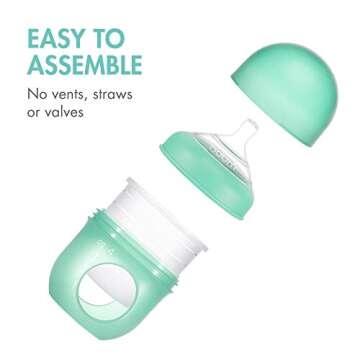 Boon Nursh Silicone Baby Bottles - Comfortable Feeding Solution