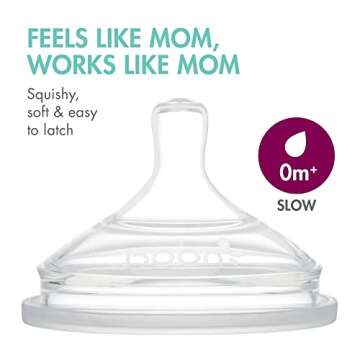 Boon Nursh Silicone Baby Bottles - Comfortable Feeding Solution