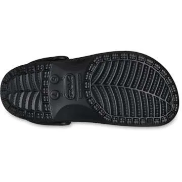 Crocs Unisex-Adult Baya Clogs, Black, 6 Women/4 Men