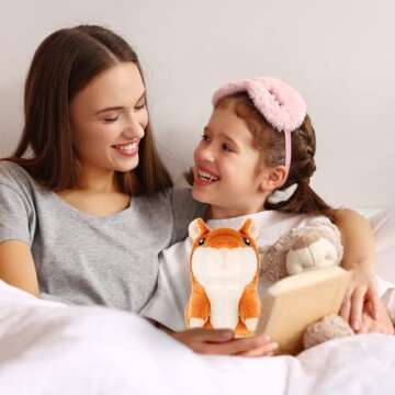 TWORIVER Valentines Day Gifts for Kids Talking Hamster Repeats What You Say,Baby Toys for Ages 2-4 5...